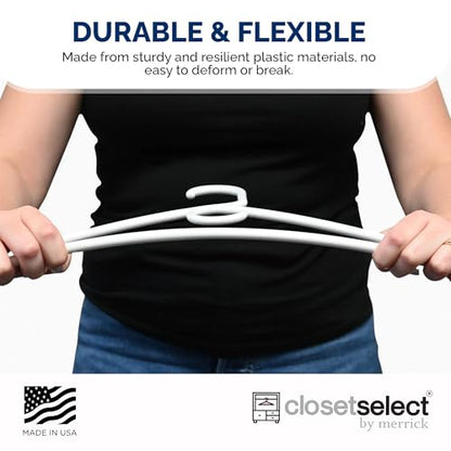 19" XL Plastic Hangers, Giant Heavy Duty Hanger, Merrick, XL Hanger, 36