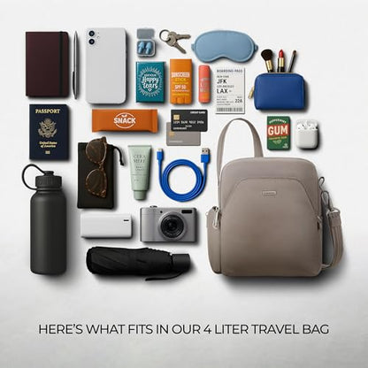 Travelon Anti-Theft Classic Travel Bag - color: Nutmeg