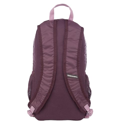 Eddie Bauer Stowaway Packable Backpack | Travel | Outdoor | Lightweight | Foldable | Durable | Ripstop Polyester | 20L - Port Red - color: Port, size: 20L