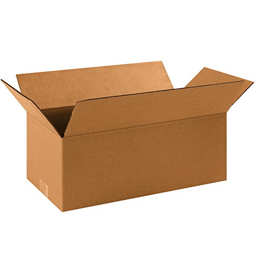 TAPE LOGIC 16 x 8 x 6 Corrugated Cardboard Boxes, Long 16"L x 8"W x 6"H, Pack of 25 | Shipping, Packaging, Moving, Storage Box for Home or Business, Strong Wholesale Bulk Boxes - size: 16" x 8" x 6"