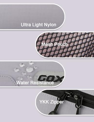 GOX Small Travel Toiletry Bag, Dopp Kit Case For Men, Multifunction Cosmetics Organizer Pouch (Lavender Purple) - color: Lavender Purple