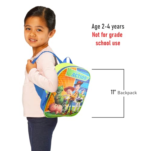 Fast Forward Toy Story Backpack Set for Kids - Bundle with 11” Mini Backpack, Plus Tote Bag | Toy Story Travel Bag Accessories for Boys and Girls