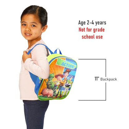 Fast Forward Toy Story Backpack Set for Kids - Bundle with 11” Mini Backpack, Plus Tote Bag | Toy Story Travel Bag Accessories for Boys and Girls
