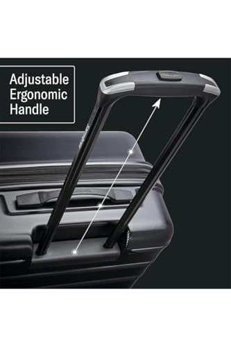 Samsonite Omni 2 Hardside 2 Piece Set - Includes Global Carry-On & Large Checked Suitcases - 360° Dual Spinner Wheels - Integrated TSA Lock & Expansion - Amazon Exclusive - Midnight Black - color: Midnight Black, size: 2-Piece Set (Carry-on/Large)