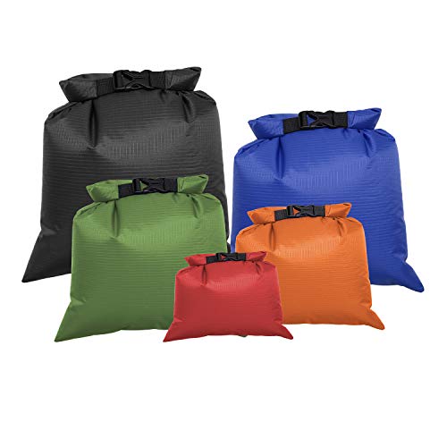 TRENDBOX Roll Top Waterproof Dry bag Kit Storage Compression Bag Sack Poch Packing Organizers Water Resistant Camping Travel - color: 5 Color