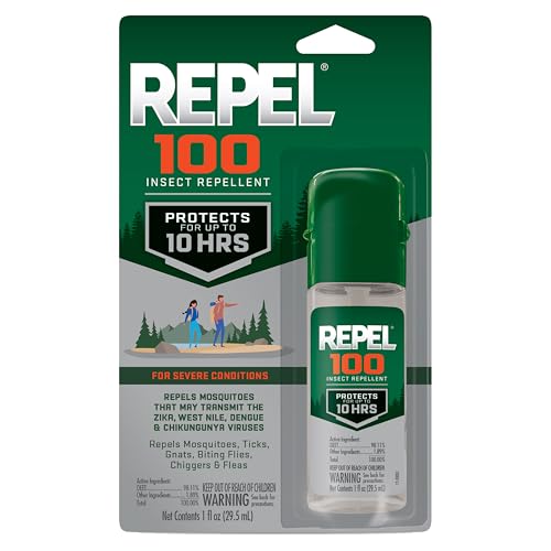 Repel 100 1 oz Insect Repellent Pump Spray 100% DEET 402000 - size: 1 Fl Oz (Pack of 1), style: 1 Pack