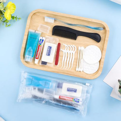 Basic Toiletry Kits, Individually Packed, Personal Hygiene Kit Bulk Homeless Care Package Supplies Travel Size Toiletry Kit for Men Women Charity Reusable Toiletry Bag (Pack of 50) - size: Pack of 50