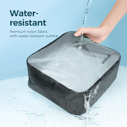 pack all Seamless Clear Toiletry Bag, Tear-resistant Clear Makeup Bag, Water-resistant Travel Packing Organizer for Toiletries, Cosmetics and Accessories (Medium) - style: Medium