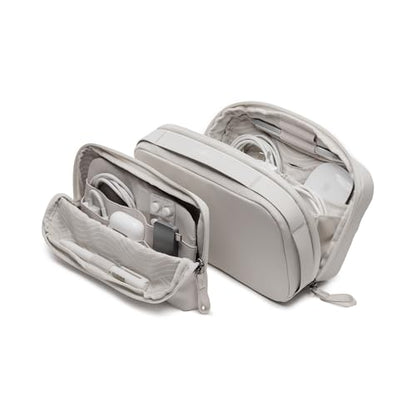 Orbitkey KonMari 2-in-1 Tech Acessory Pouch - Stone - color: Stone