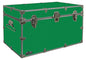 C&N Footlockers - XL Graduate Storage Trunk - Made in the USA - STEEL Footlocker for College Dorm Room & Summer Camp - 32 x 18 x 18.5 Inches (Kelly Green) - color: Kelly Green