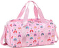 Gym Bag Sports Duffle Bag with Wet Pocket Weekender Overnight Bags with Waterproof Shoe Pouch and Air Hole for Girls Kids Women Workout Travel Bags (Rainbow) - color: Rainbow