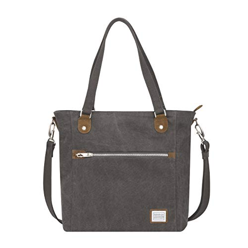 Travelon Anti-Theft Heritage Tote Bag - color: Pewter