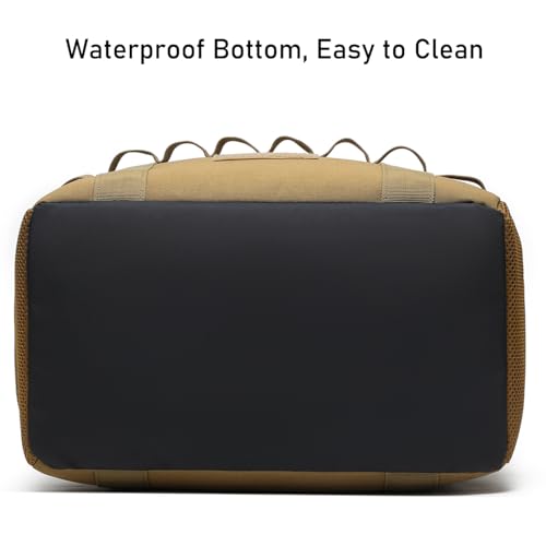 Tactical Camping Storage Bag 14L Tactical Utility Tote Bag Camping Cookware Organizer Trunk Organizer - color: Coyote Brown