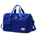 New Sports Tote Gym Travel Luggage Shopping Delivery Weekend Camping Overnight Bag (Jewelry blue) - color: Jewelry blue