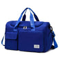 New Sports Tote Gym Travel Luggage Shopping Delivery Weekend Camping Overnight Bag (Jewelry blue) - color: Jewelry blue