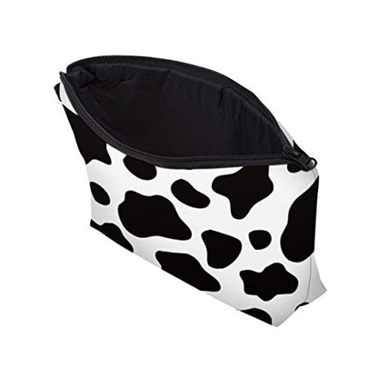 Deanfun Cosmetic Bag for Women Trendy Makeup Bags Organizer Travel Waterproof Toiletries Bag Accessories Cow Point Gifts (52558) - color: 52558