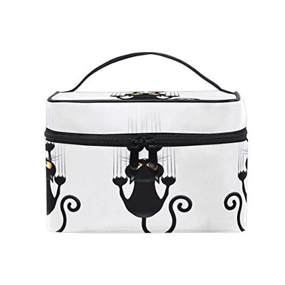 Makeup Bag Cat Paw Print Travel Cosmetic Bags Organizer Train Case Toiletry Make Up Pouch - color: color10