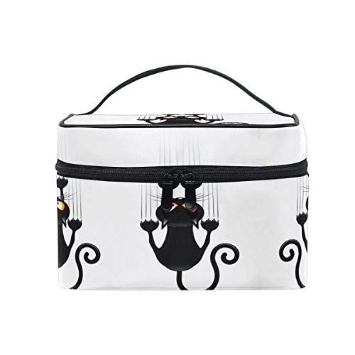 Makeup Bag Cat Paw Print Travel Cosmetic Bags Organizer Train Case Toiletry Make Up Pouch - color: color10