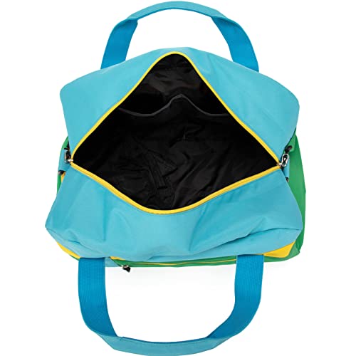 Kids Duffle Bag for Boys or Girls, Fit Sports Practice, or Overnight Travel Weekend (Green) - color: Green