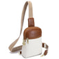 INICAT Anti Theft Crossbody Bags for Women Travel Small Sling Bag Fanny Packs Cross Body Purses Everyday - color: Cream-brown Antitheft, size: Large