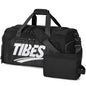 TIBES Mens Duffle Bag for Travel - Expandable 50L Weekender Bags with Toiletry Bag, Overnight Bag Travel Duffel Carry On Luggage with Removable Shoulder Strap, Durable & Water-Resistant - color: Black