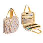 Portable Square Cross Stitch Starter Kits Bag Embroidery Project Bag Embroidery Tool Storage Tote Bag with Multifunctional Pockets, Bag Only (Bird Pattern) - color: Bird Pattern