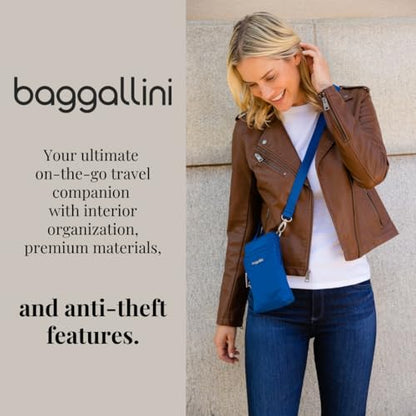 Baggallini Women's Securtex Anti-theft Activity Crossbody Bag - color: Lapis