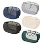 5 Pcs Collapsible Laundry Baskets, Opening Laundry Hamper, Foldable Laundry Basket, Dirty Clothes Basket for Clothes & Laundry-Home Organization - color: Black/Blue