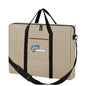 SIRUITON Folding Table Storage Bag, Portable 600D WaterProof Carry Bag for Folding Picnic/Camp Tables with Reinforcing Plate & Shoulder Strap, 25" D x 25" W x4.7 H Fits 4FT Folding Tables - size: Khaki - 4ft Folding Tables Bag