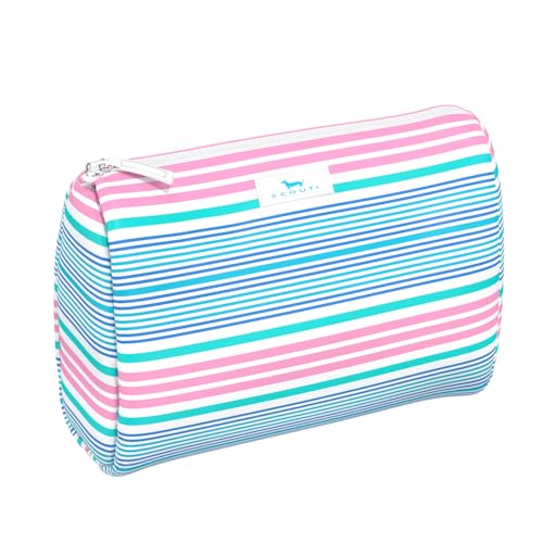 SCOUT Packin' Heat - Large, Water-Resistant, Zip Close Makeup Bag for Women- Toiletry Travel Bag - Cosmetic Bag - color: Pool McCartney