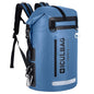 48cans Large Cooler Backpack Insulated Waterproof for Men Women Insulated Backpack Cooler Leak Proof Waterproof for 12 Hours Cooling for Camping Picnic Hiking Beach Travel Kayaking - color: Blue
