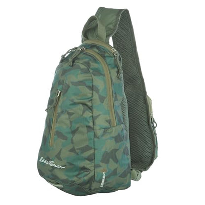 Eddie Bauer Stowaway Packable Sling Bag | Travel | Outdoor | Lightweight | Compact | Ripstop Nylon, Sprig Green-10L - color: Sprig Green