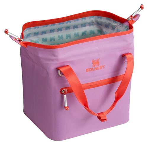 Stanley All Day Julienne Soft Cooler Bag and Lunch Box | Insulated Travel Bag with Zipper | BPA-Free - color: Lilac, style: Mini