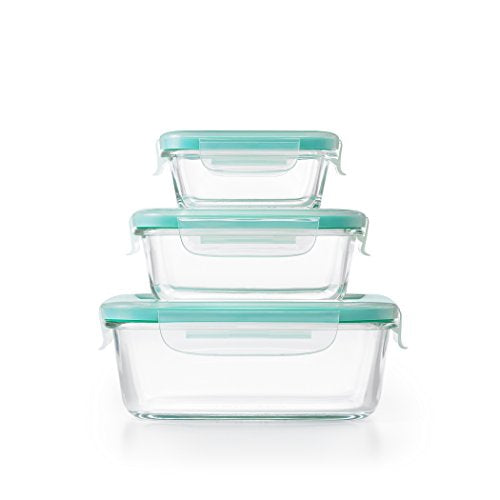 OXO Good Grips Smart Seal Airtight Container 12 Piece Glass Container Set - size: 12-Piece