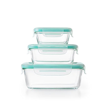 OXO Good Grips Smart Seal Airtight Container 12 Piece Glass Container Set - size: 12-Piece
