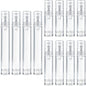 12pcs Airless Travel Pump Bottle, Empty Refillable Vacuum Pump Bottle, 5ml 10ml 15ml Plastic Press Lotion Travel Container for DIY Cosmetic Foundation Toiletries- Clear - color: Clear-12pcs-5,10,15ml