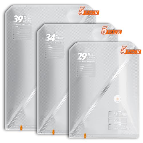 Vacbird Vacuum Seal Bags for Clothing with Rechargeable Cordless Pump, 15 Pack Vacuum Storage Space Saver Bags, Compression Packing for Clothes Bedding Blanket Pillows Comforters Luggage Travel - size: 15 Pack Combo