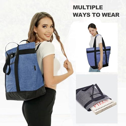 BeeGreen Insulated Cooler Bag Leakproof Freezer Shopping Tote for Groceries Heavy Duty Thermal Food Delivery Bag - color: Dark Purple, style: Sling Cooler