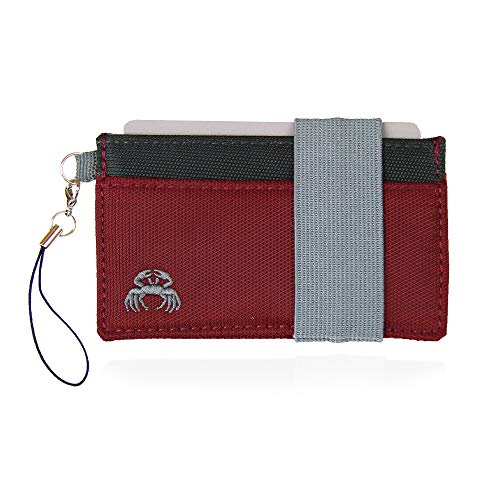 Crabby Wallet - Thin Minimalist Front Pocket Wallet - P3 Polyester - color: Rocky Ridge