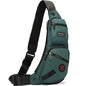 NICGID Sling Bag Chest Shoulder Backpack Crossbody Bags Casual Daypack for Men Women - color: Dark Green-1