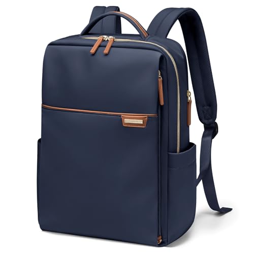 Laptop Backpack for Women, Work Business Traval Computer Backpacks with Laptop Compartment Waterproof Casual Daypack for Travel College,16Inch,Navy Blue - color: Navy Blue, size: 16 Inch