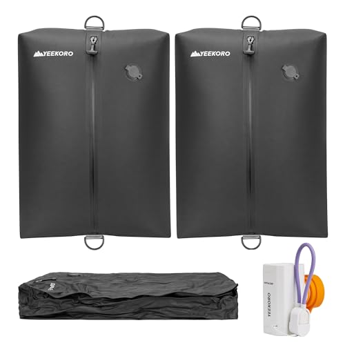 Upgraded Vacuum Bag for Travel, Professional IPX8 Waterproof Reusable Vacuum Compression Bags for Travel Suitcases, Durable Space Saver Bag - color: Black, size: 2 PC -With Pump