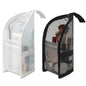 2Pcs Standing Toiletry Bag, Upright Travel Toiletry Bag Waterproof Portable Makeup Cosmetic Bag, Translucent Mesh Travel Bag for Toiletries, Standing Makeup Bag