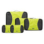 GOX Ultra Light 5 piece Packing Cubes Travel Luggage Organizer 1 Large 2 Medium 2 Small - color: Green