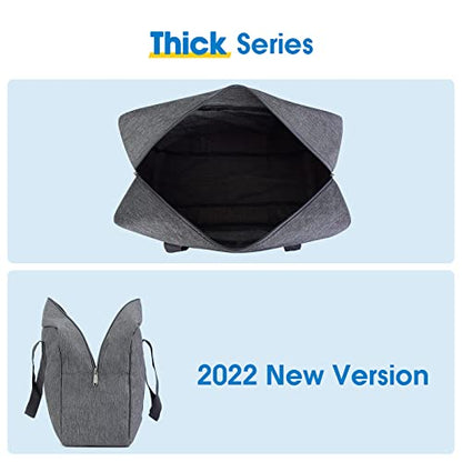 For Spirit Airlines Personal Item Bag Foldable Travel Duffel Bag Tote Carry on Luggage Duffle Overnight for Women and Men - color: 1112-Thick Series Grey