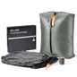 Relime Classic Series Vacuum Bags for Travel Luggage with Wireless Pump, Compression Bags for Carry On Suitcases and Backpack, Vacuum Seal Packing cube for Cloth Packing ((2PC + PUMP Gray & Green) - color: 2PC Gray & Green
