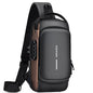 Rcrirth Sling Bag for Men | Anti-theft Crossbody Bag - Crossbody Shoulder Chest Bag for Daily use - color: Blackgold