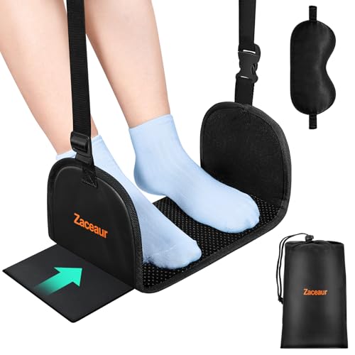 Airplane Foot Hammock - Anti Slip Foot Hammock for Plane Travel to Relax Your Feet, Airplane Foot Rest for Air Travel, Leg Hammock for Airplane Travel - size: 1-Pack(Anti-Slip)