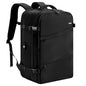 HOMIEE 50L Travel Backpack Large Suitcase Water Resistant Luggage Daypack Carry on Backpack for Men Women Fits 17.3 Inch Laptop, Black - color: Black, size: 3X-Large
