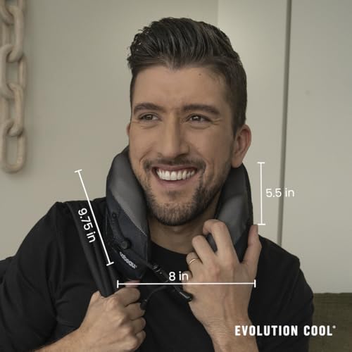 Cabeau Evolution Cool Long Haul Flight Cooling Travel Neck Pillow with Supportive Memory Foam, Airflow Vents, Compact Carrying Case, Purple - color: Purple